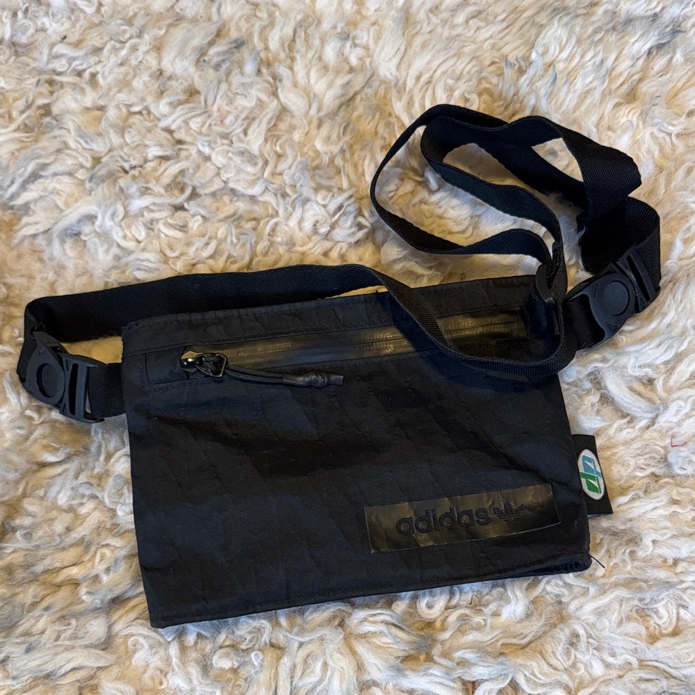 Adidas Waterproof Black Belt Bag Fanny Pack